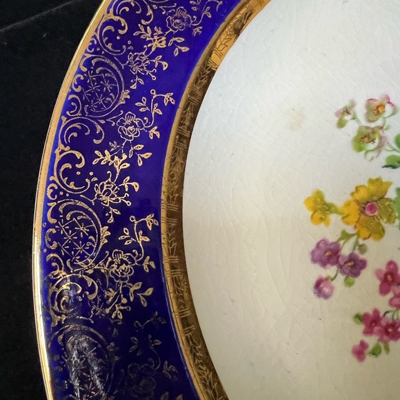 Century by Salem 10” Vintage Plate Gold-Encrusted - Picture 4 of 8